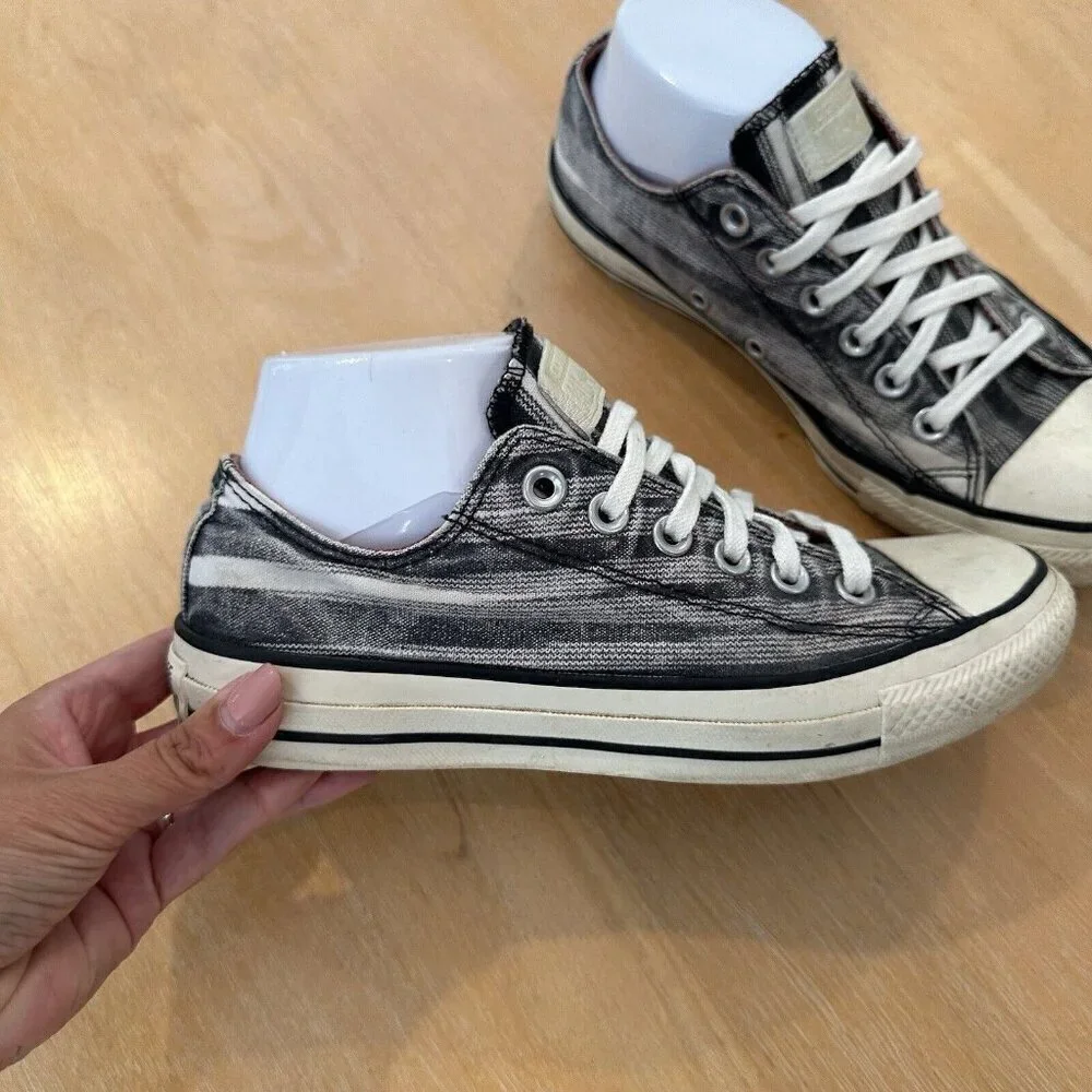 Converse All Star x Missoni Chuck Taylor Low Shoes Gray Sneakers M5 W7‎